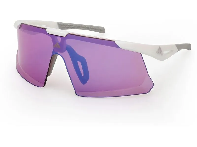 adidas Dunamis Evo-S, SP0107 Sportbrille, Frame white