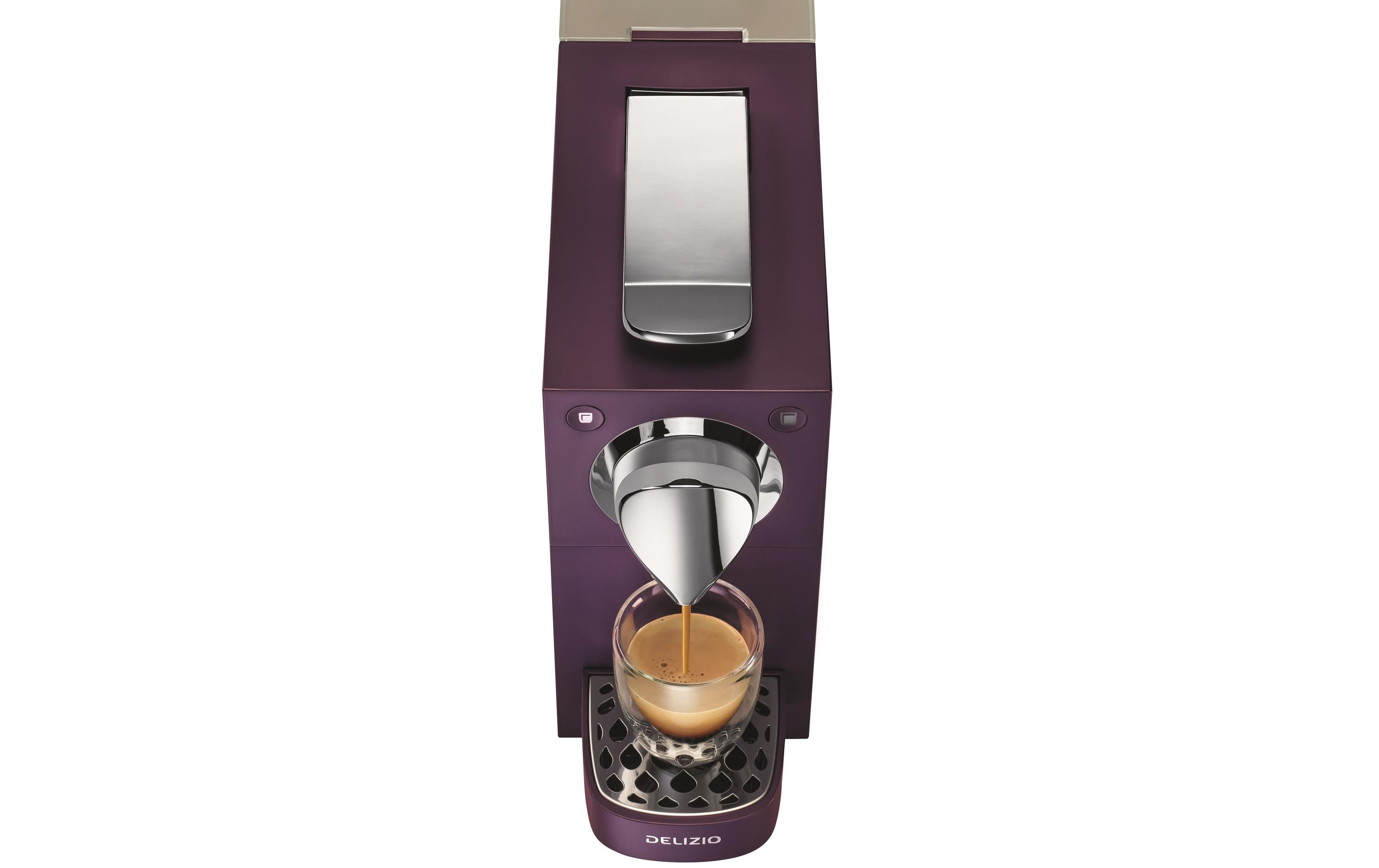 Delizio Kapselmaschine Una Automatic Violett