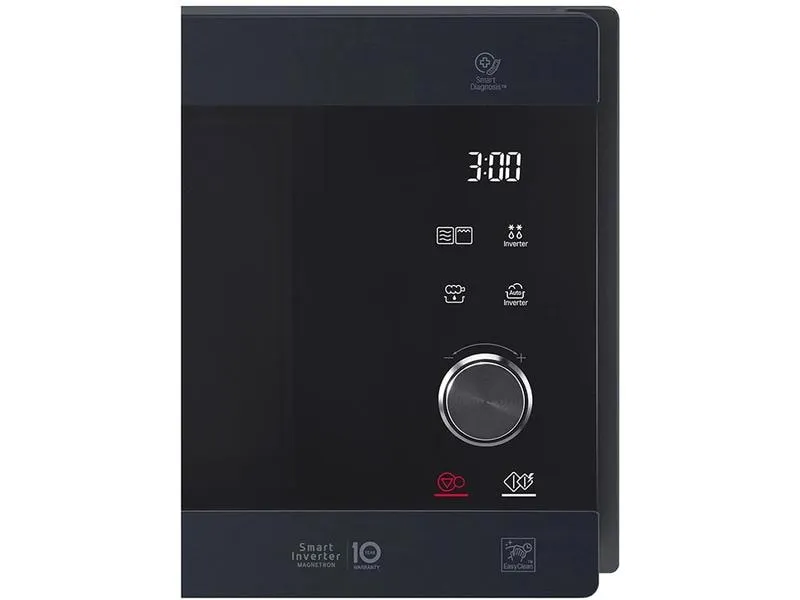 LG Mikrowelle mit Grill MH6565CPB Schwarz