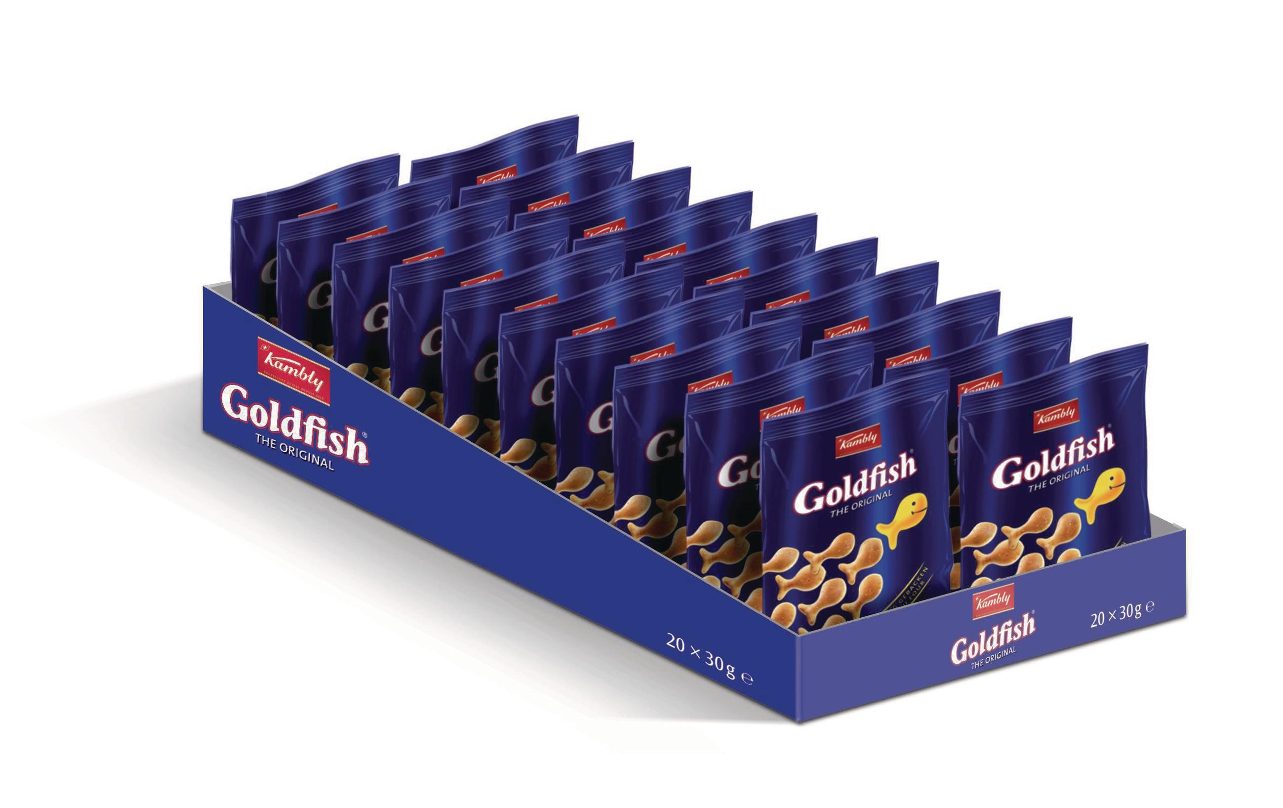 Kambly Apéro Goldfish Kleinpackungen 20 x 30 g