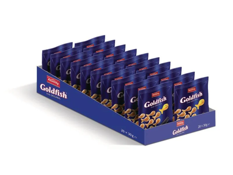 Kambly Apéro Goldfish Kleinpackungen 20 x 30 g Kambly Apéro Goldfish Kleinpackungen 20 x 30 g