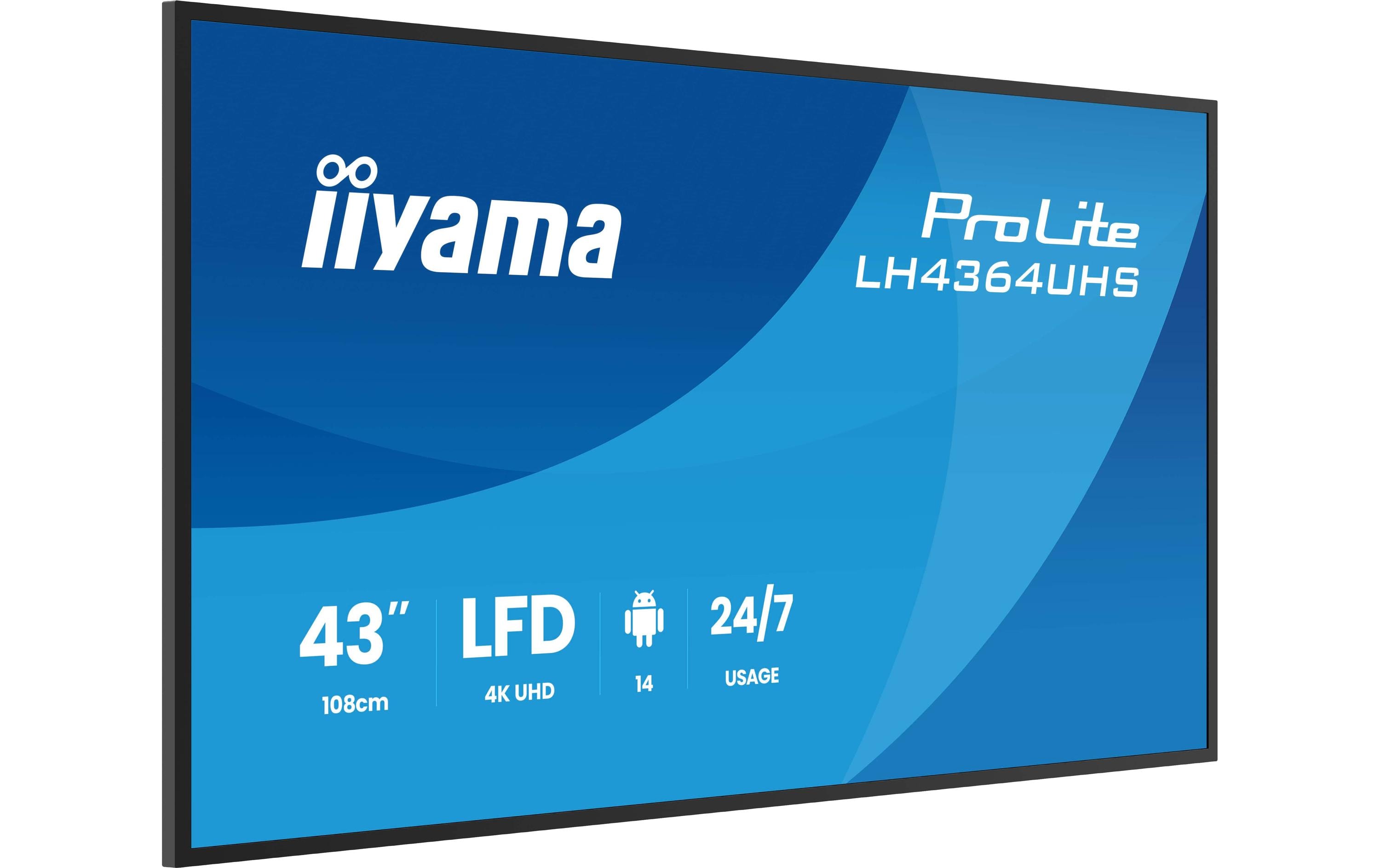 iiyama Public Display ProLite LH4364UHS-B1AG 43