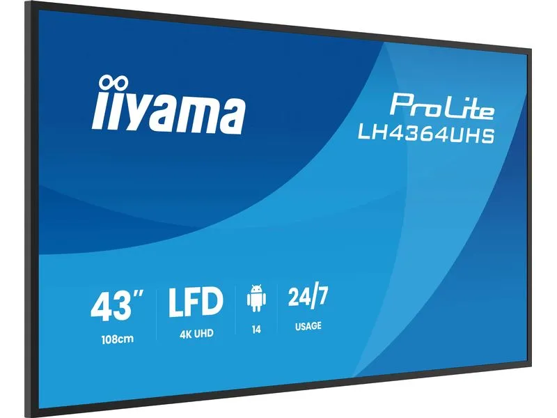 iiyama Public Display ProLite LH4364UHS-B1AG 43