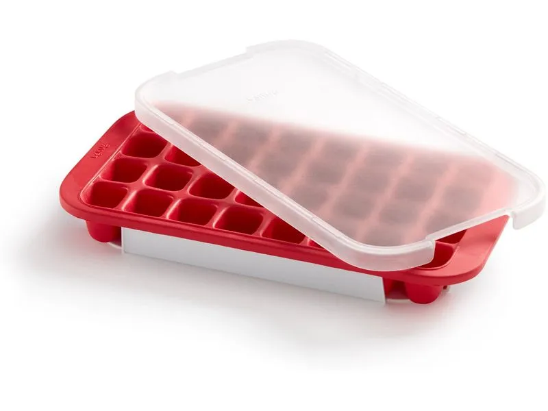 Lékué Eiswürfelform Rot