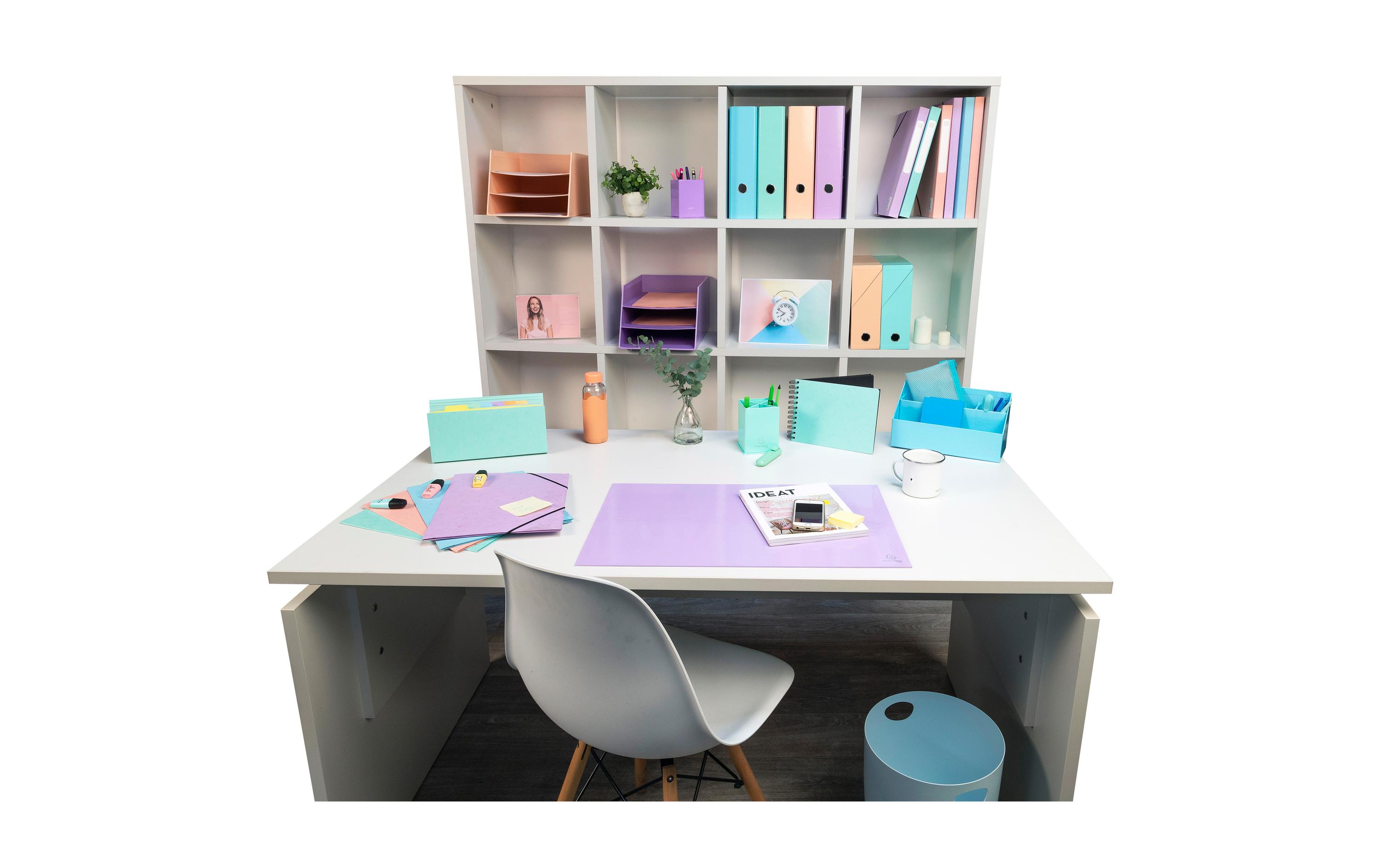 Exacompta Schreibunterlage Aquarel, 37.5 x 57.5 cm, Malve