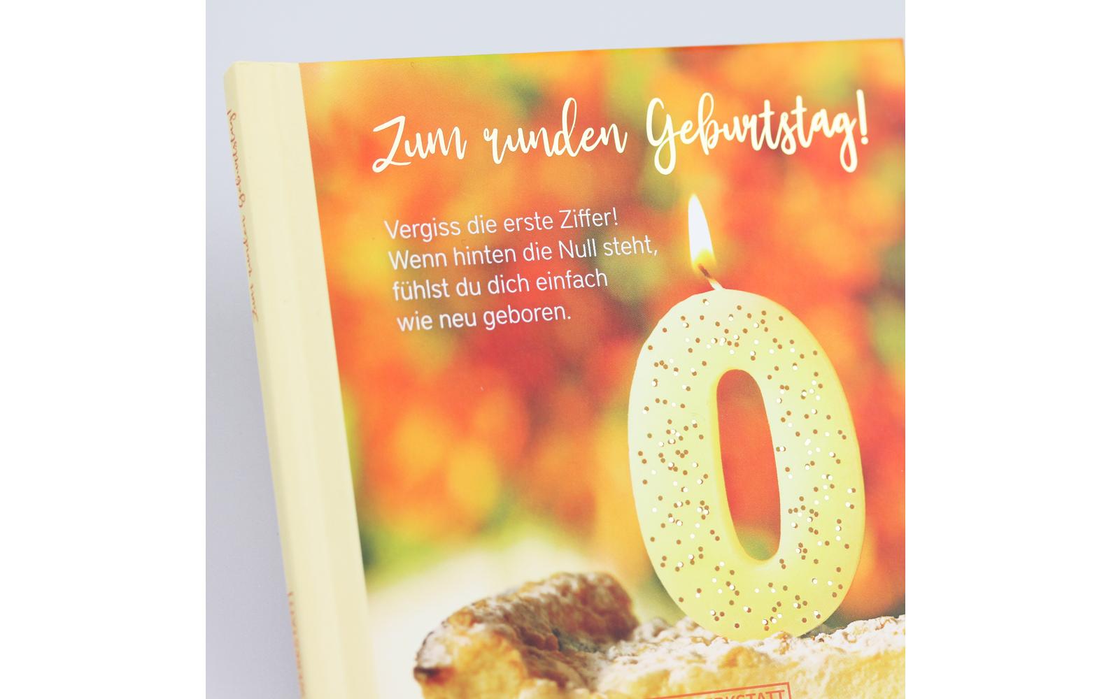 Grafik Werkstatt Minibuch Zum runden Geburtstag!