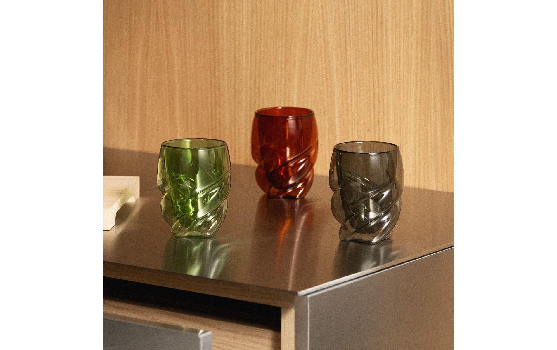 Bodum Pavina Paris Doppelwandgläser 270 ml, 6 Stück, Grün