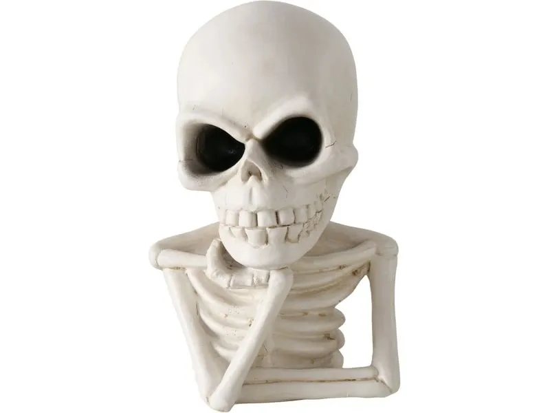 Boltze Aufsteller Skull 17 cm, Weiss Boltze Aufsteller Skull 17 cm, Weiss
