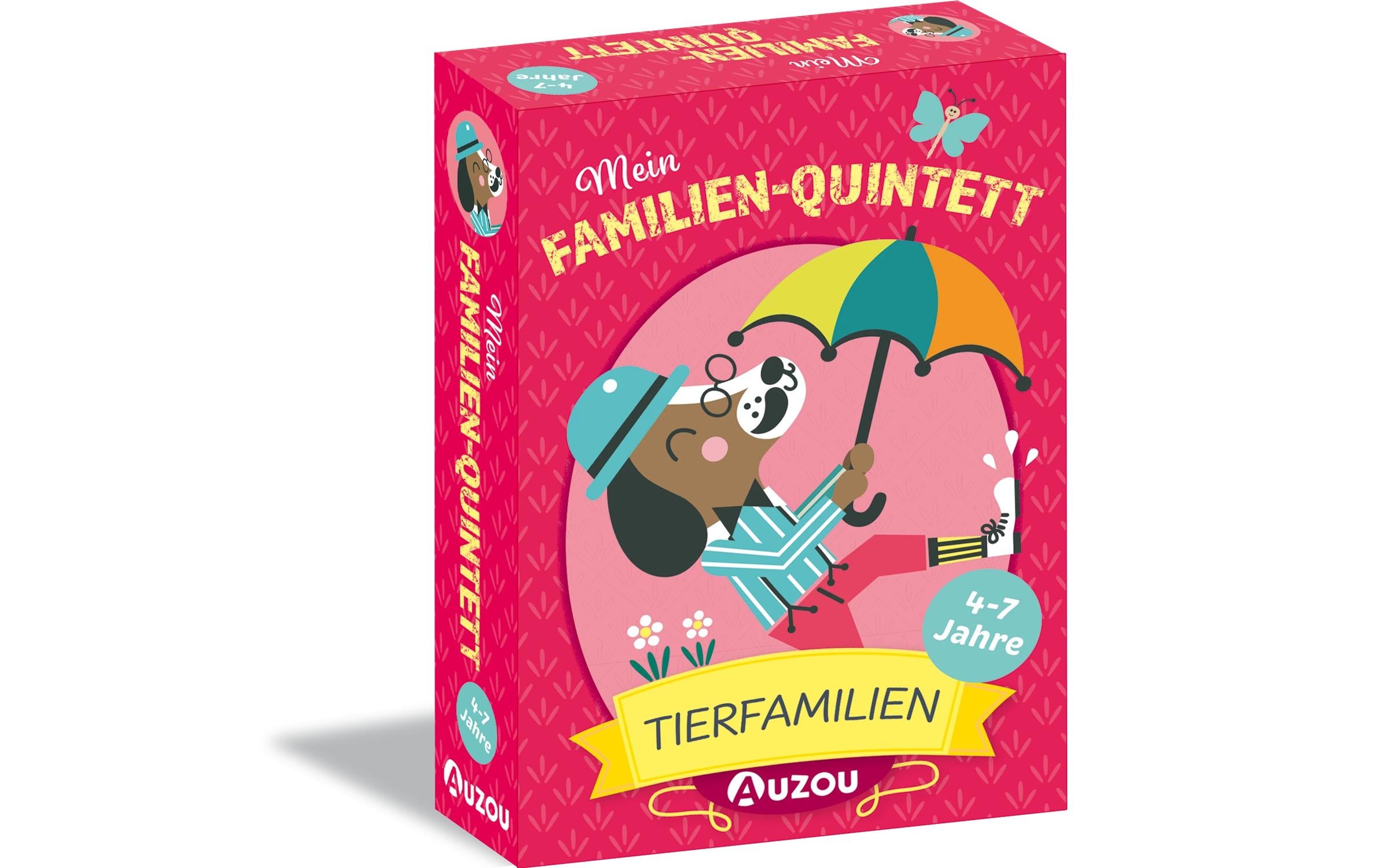 HUCH! Kartenspiel Mein Familien-Quintett Tierfamilien HUCH! Kartenspiel Mein Familien-Quintett Tierfamilien