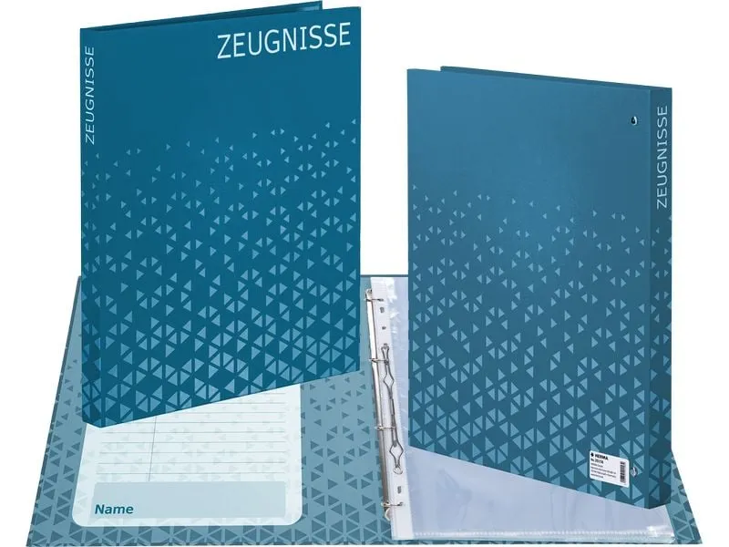 HERMA Ringbuch Zeugnis A4 Blau 1 Stück HERMA Ringbuch Zeugnis A4 Blau 1 Stück