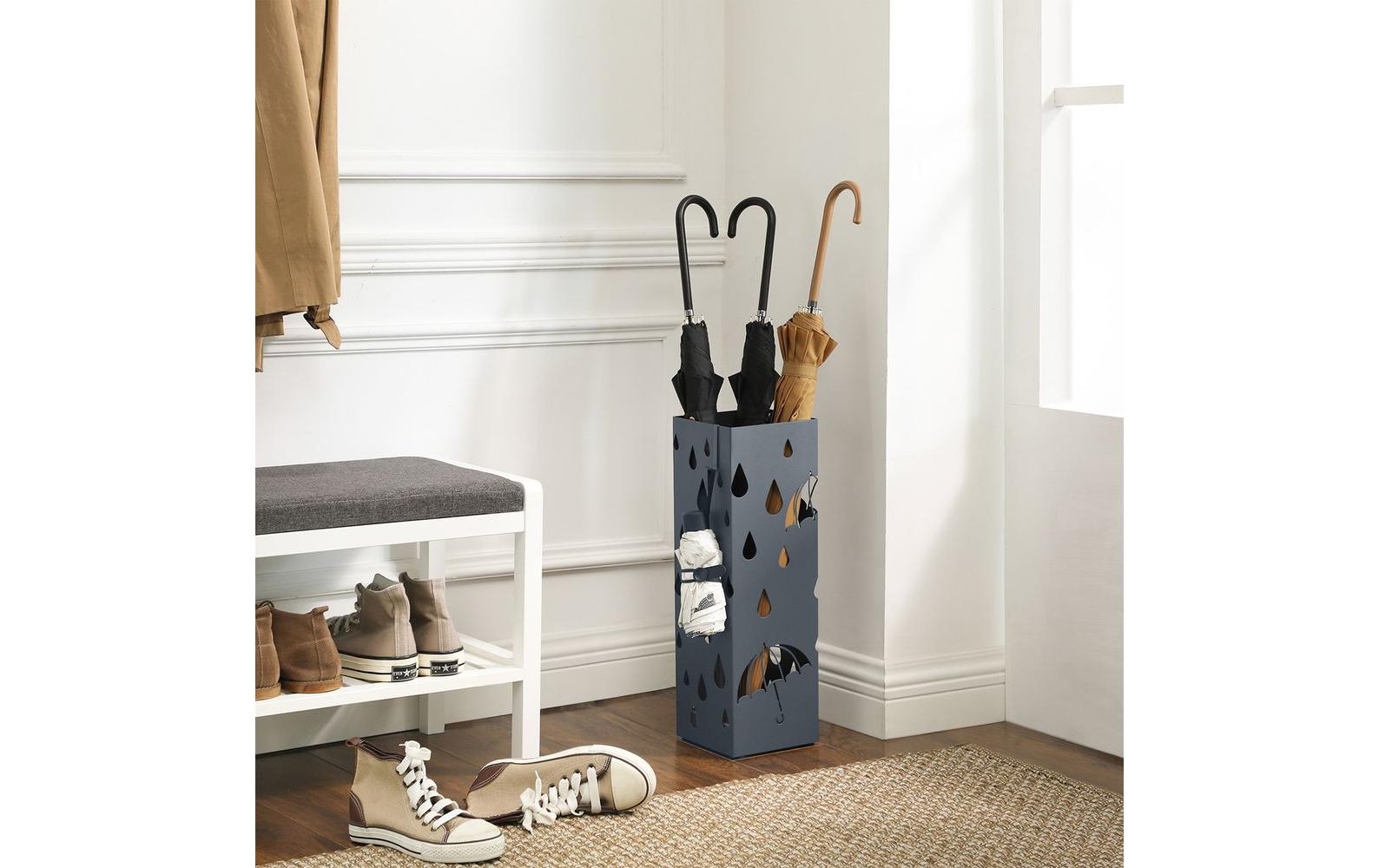 Songmics Schirmständer Grau