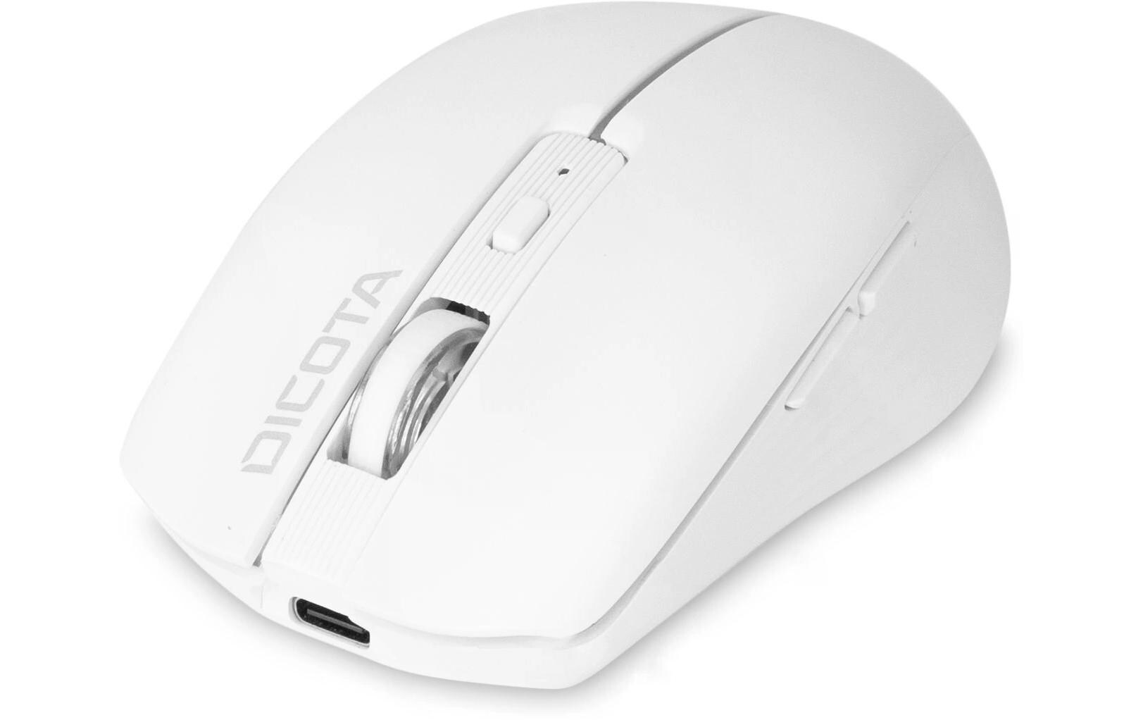 DICOTA Maus Bluetooth Notebook Weiss