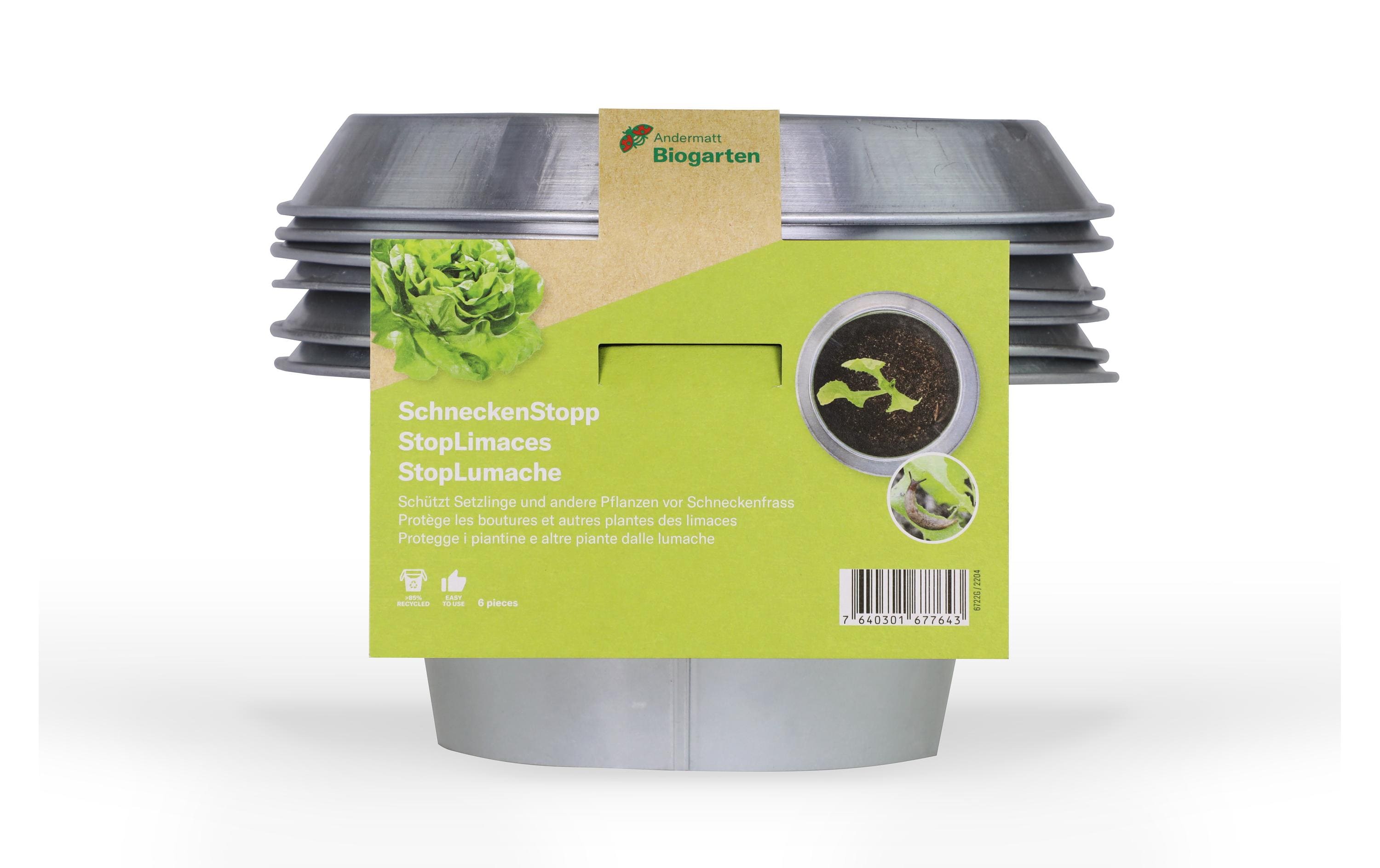 Andermatt Biogarten SchneckenStopp FE, 6 Stück, Galvanisiert Andermatt Biogarten SchneckenStopp FE, 6 Stück, Galvanisiert