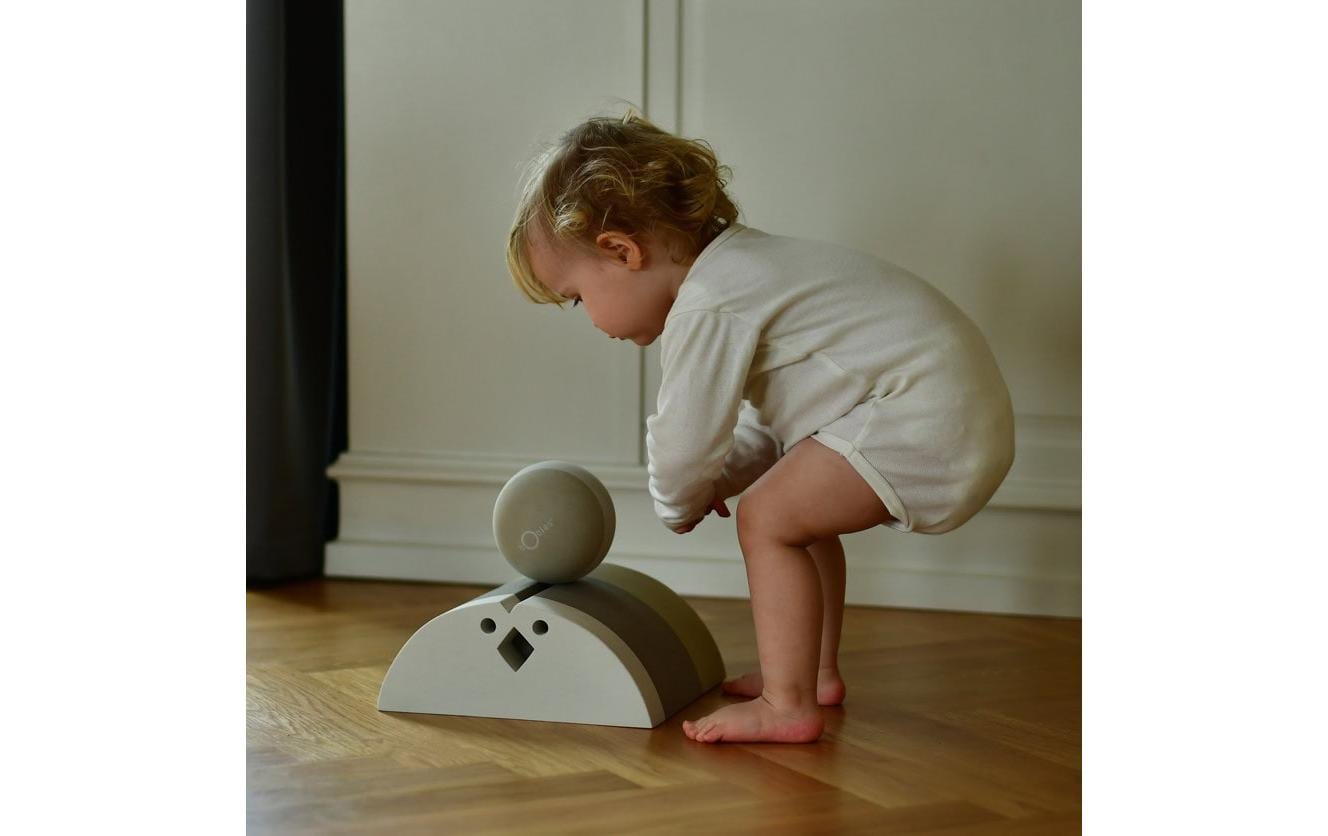 bObles Beschäftigungsspielzeug Küken Sand grey