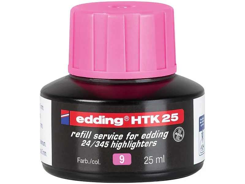 edding Nachfülltinte HTK25 25 ml, Rosa