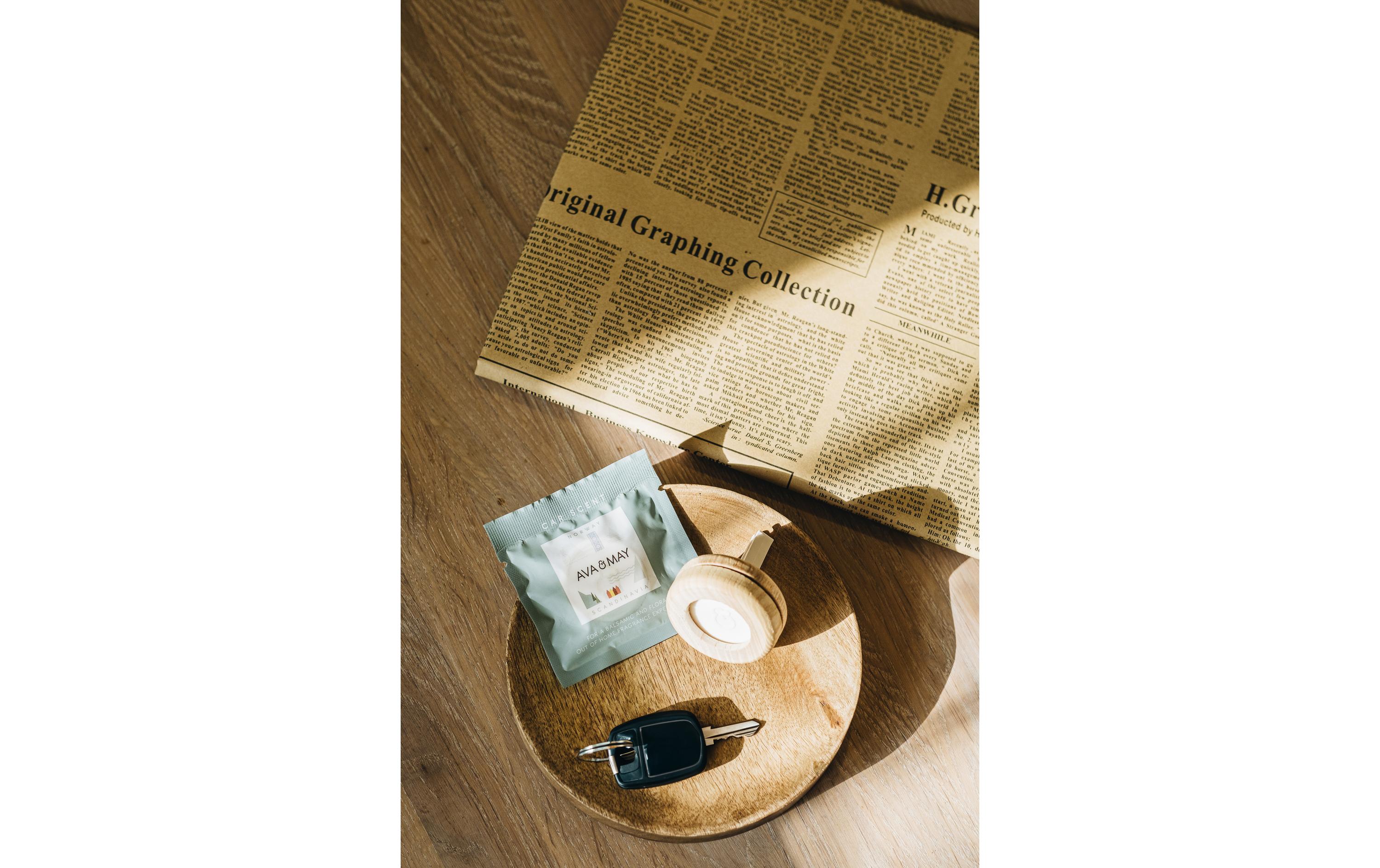 AVA & MAY Autodiffusor Norwegen Moschus, Maiglöckchen & Amber