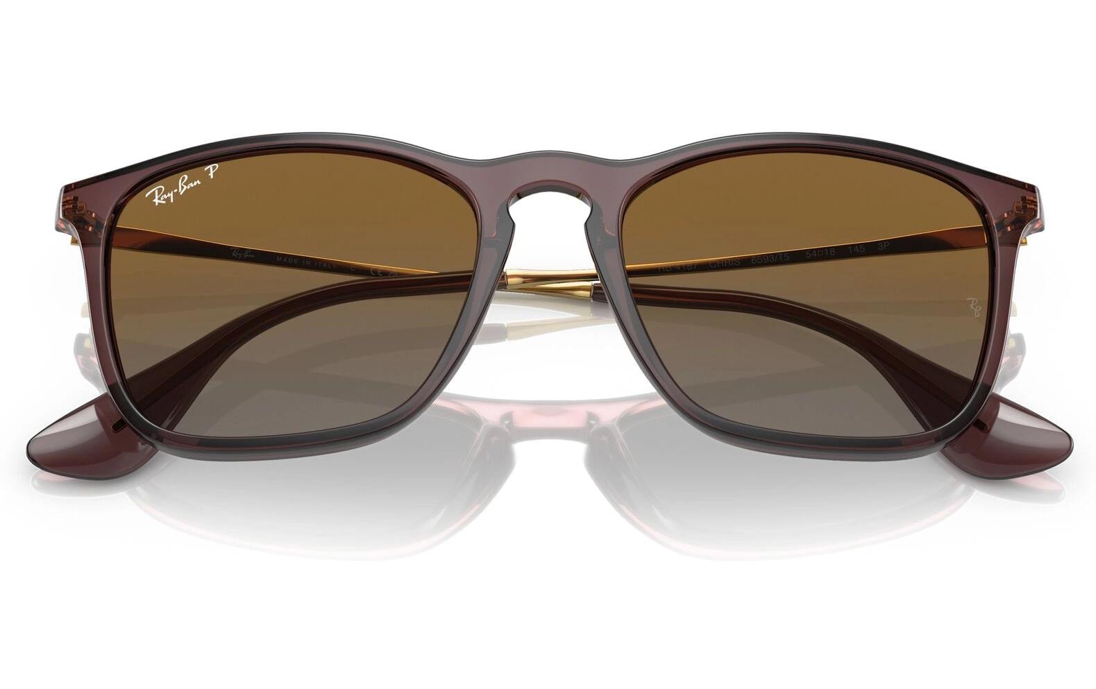 Ray-Ban Sonnenbrille Chris Transparent/Braun