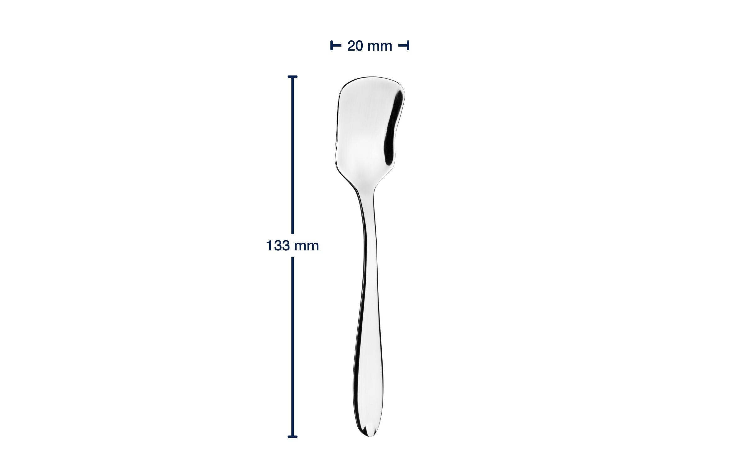 Leonardo Eislöffel Sole 6 Stück, Silber