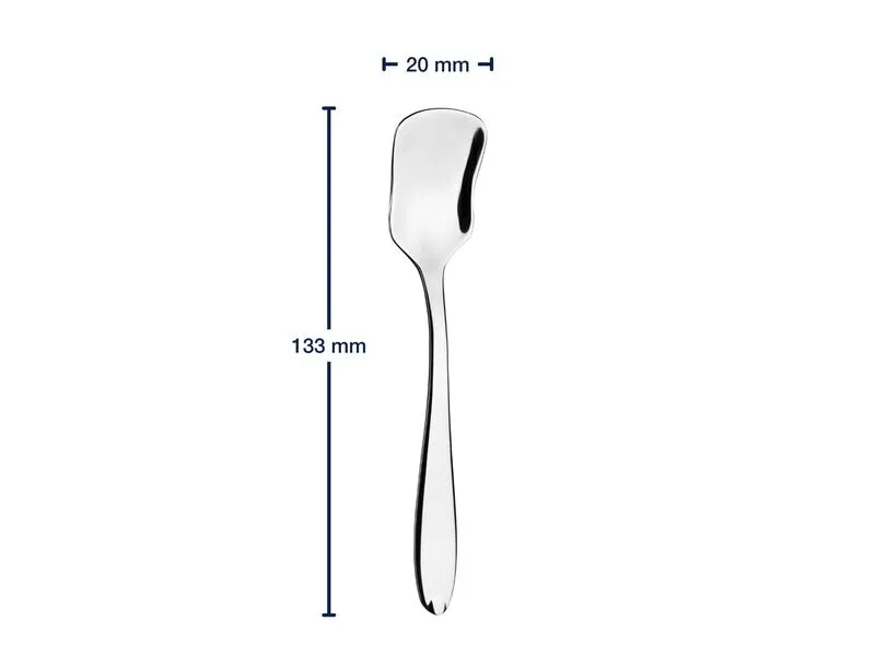Leonardo Eislöffel Sole 6 Stück, Silber Leonardo Eislöffel Sole 6 Stück, Silber