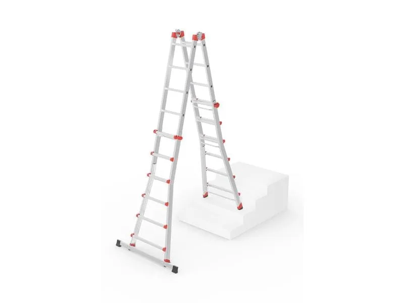 Hailo Teleskopleiter M80 4 x 6 Sprossen