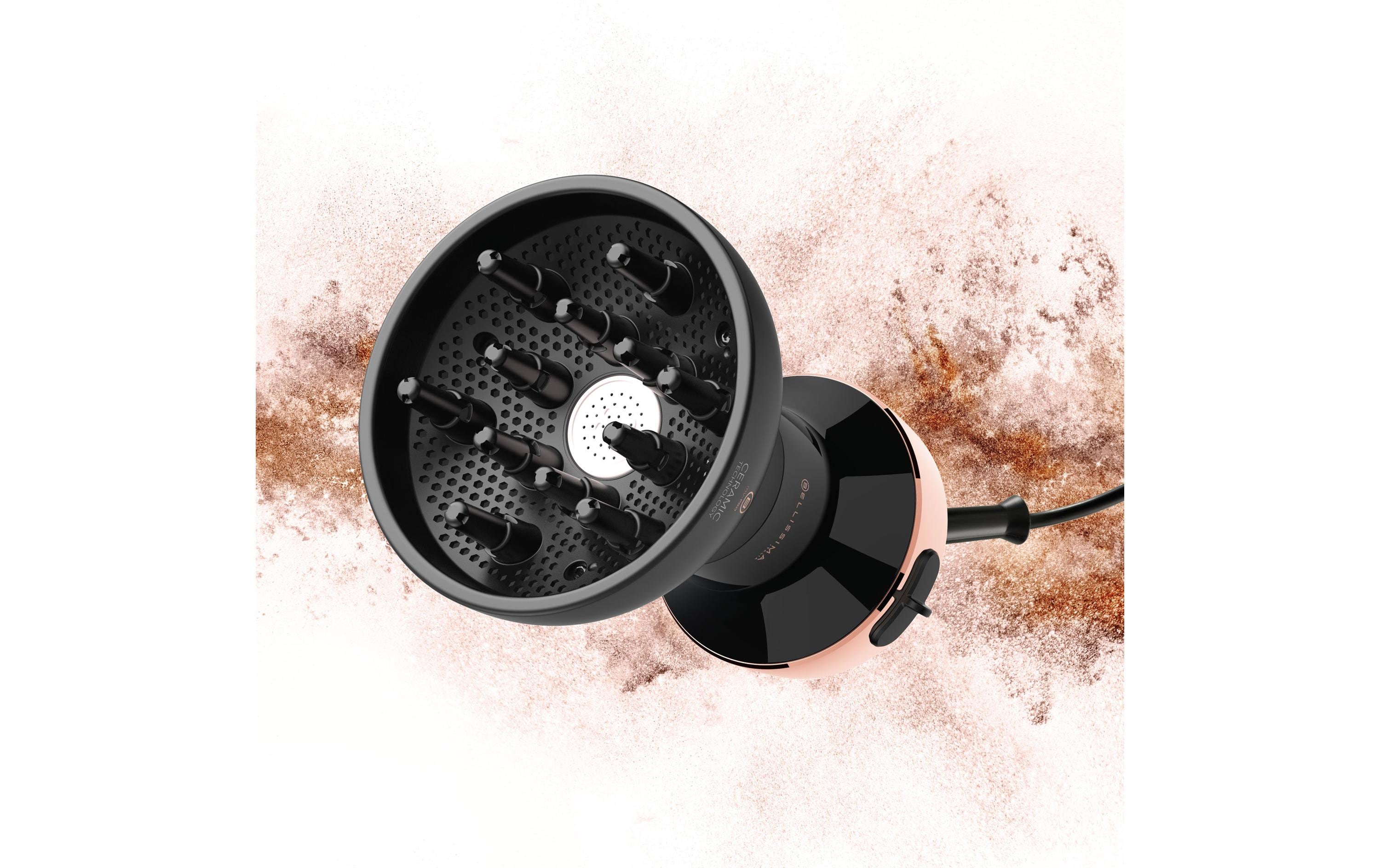 Bellissima Lockenwickler Diffon Pro Schwarz/Rosegold