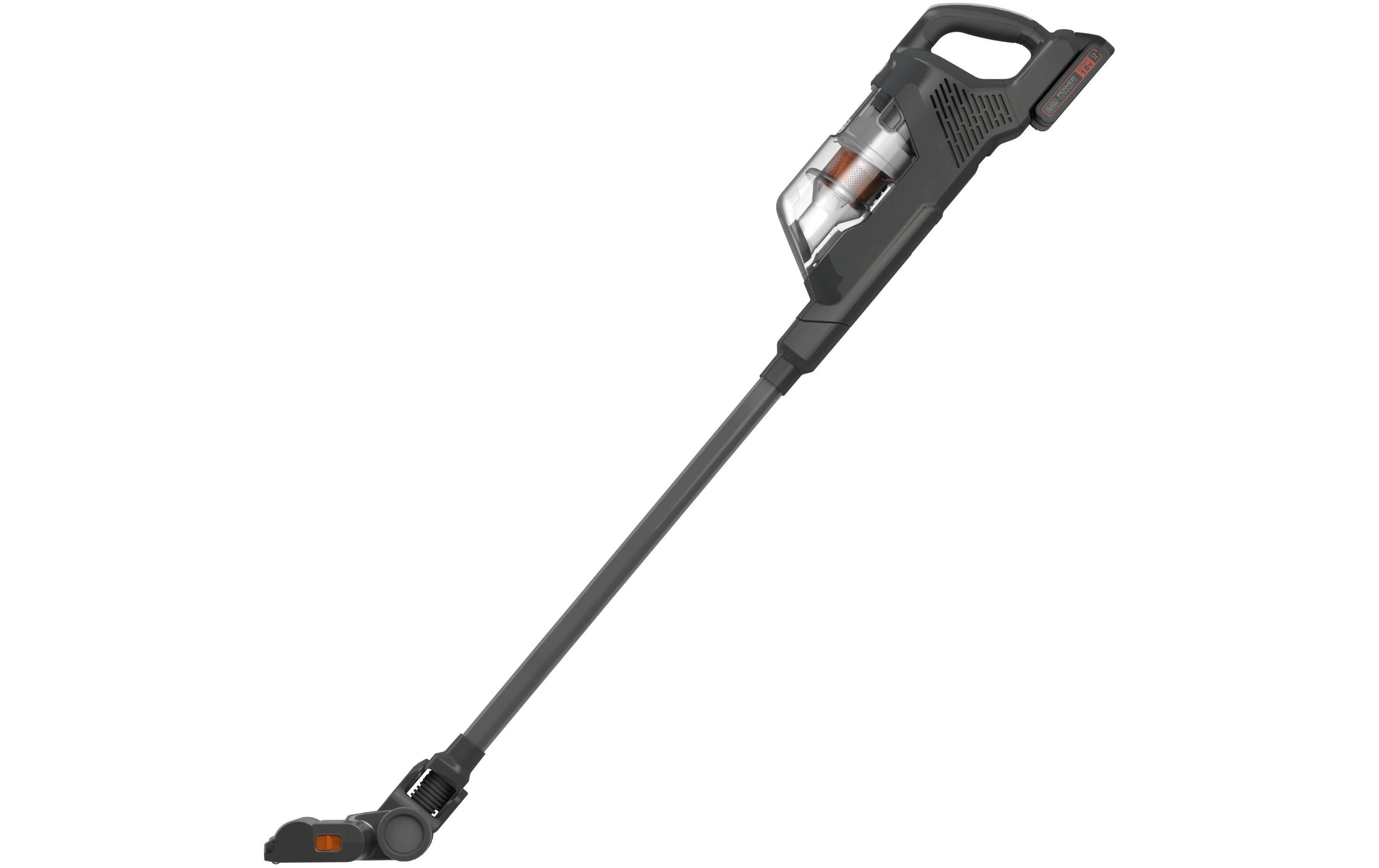 BLACK+DECKER Akku-Hand- und Stielsauger BHFEA18D1-QW Grau/Orange