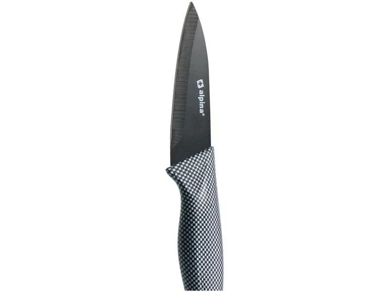 alpina Messer-Set 6-teilig Schwarz