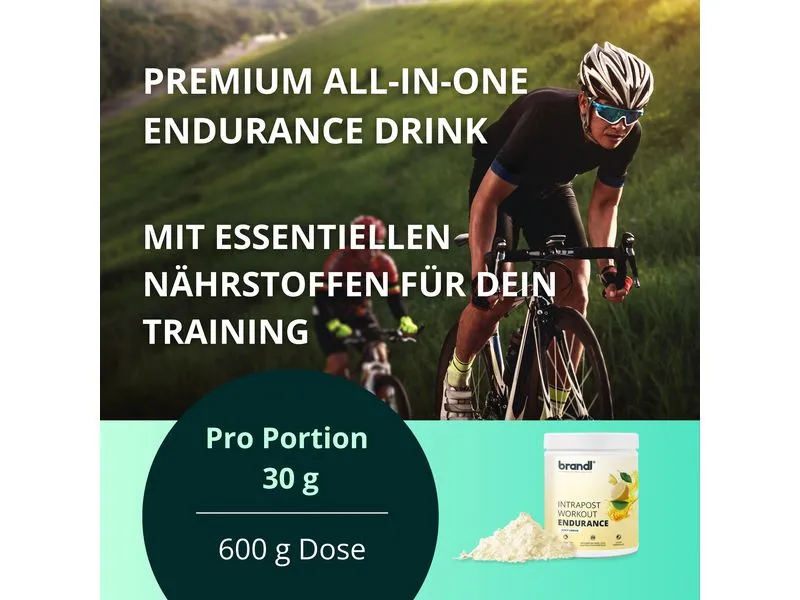 Brandl-Nutrition Ausdauer-Drink Isotonisches Getränk Zitrone, 600 g Brandl-Nutrition Ausdauer-Drink Isotonisches Getränk Zitrone, 600 g