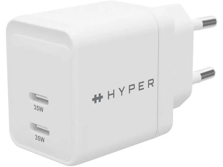 HYPER USB-Wandladegerät HyperJuice USB-C GaN 35 W Weiss HYPER USB-Wandladegerät HyperJuice USB-C GaN 35 W Weiss