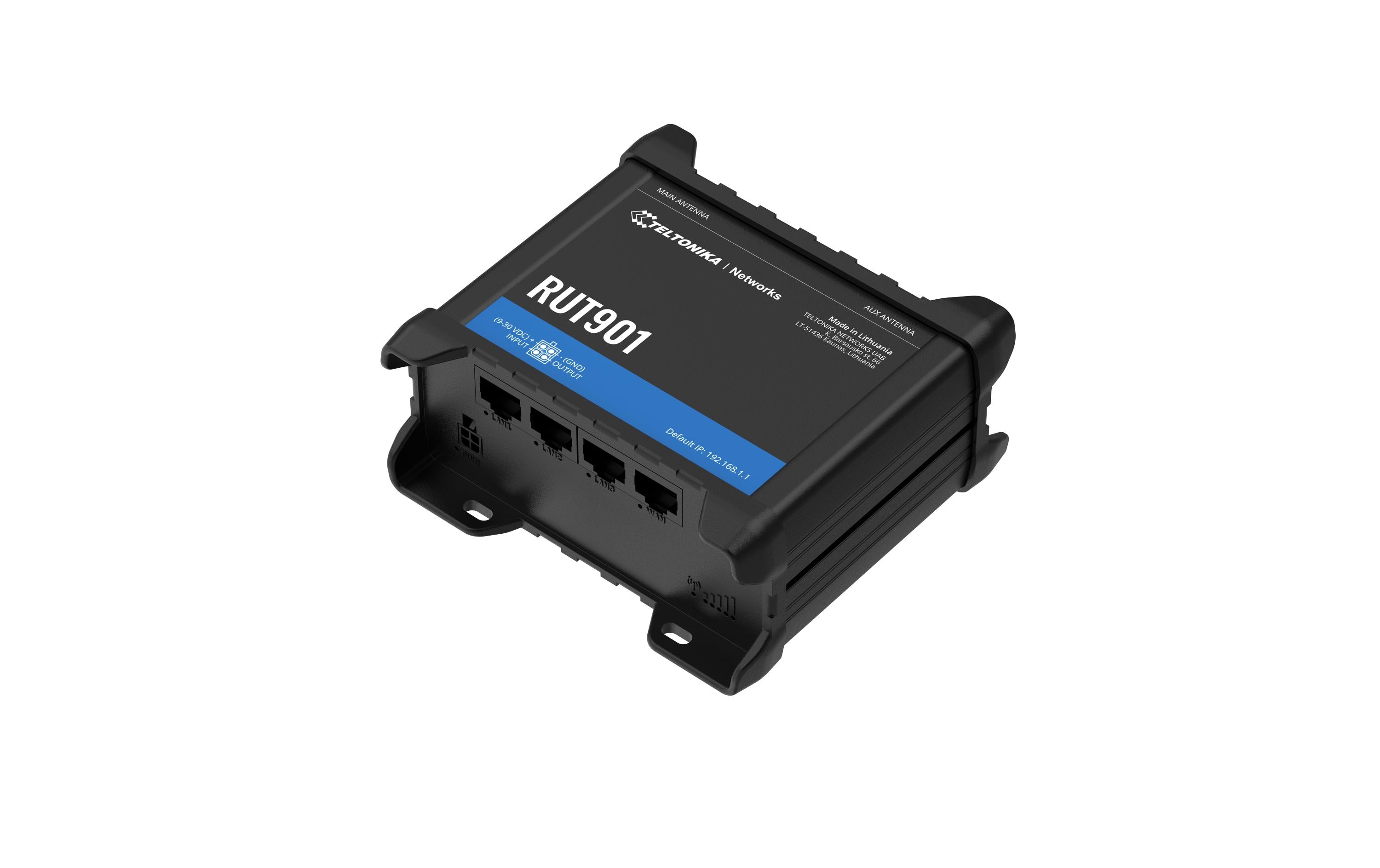 Teltonika LTE-Industrierouter RUT901 Teltonika LTE-Industrierouter RUT901