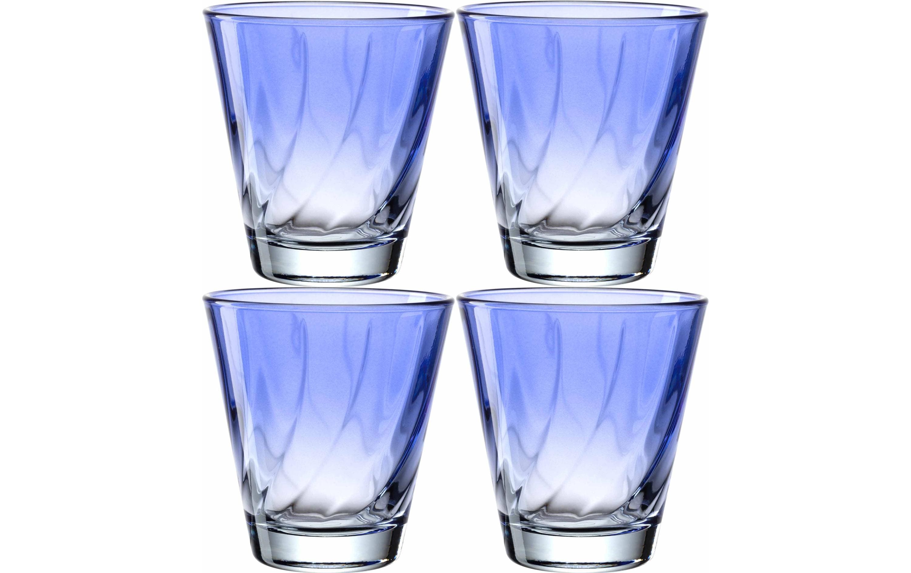 Leonardo Trinkglas Twist 215 ml, 4 Stück, Blau Leonardo Trinkglas Twist 215 ml, 4 Stück, Blau