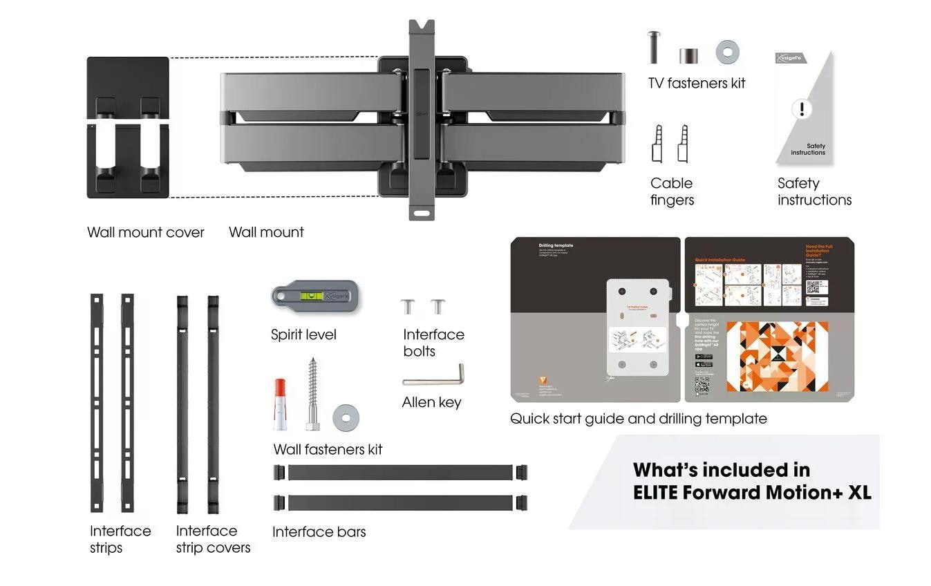 Vogel's Wandhalterung TVM 5855 - Schwarz