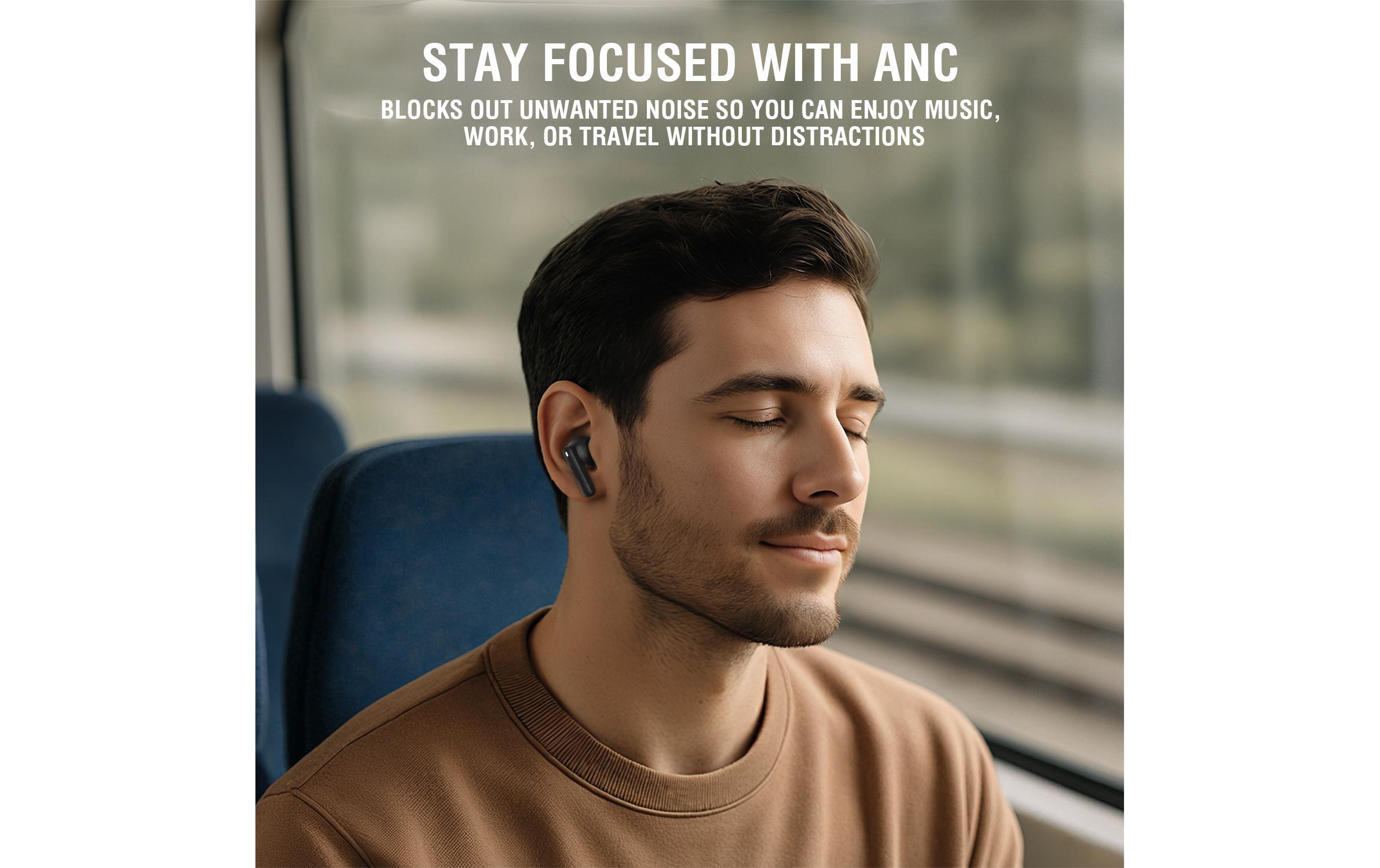4smarts Wireless In-Ear-Kopfhörer SkyBuds Pro ANC Schwarz