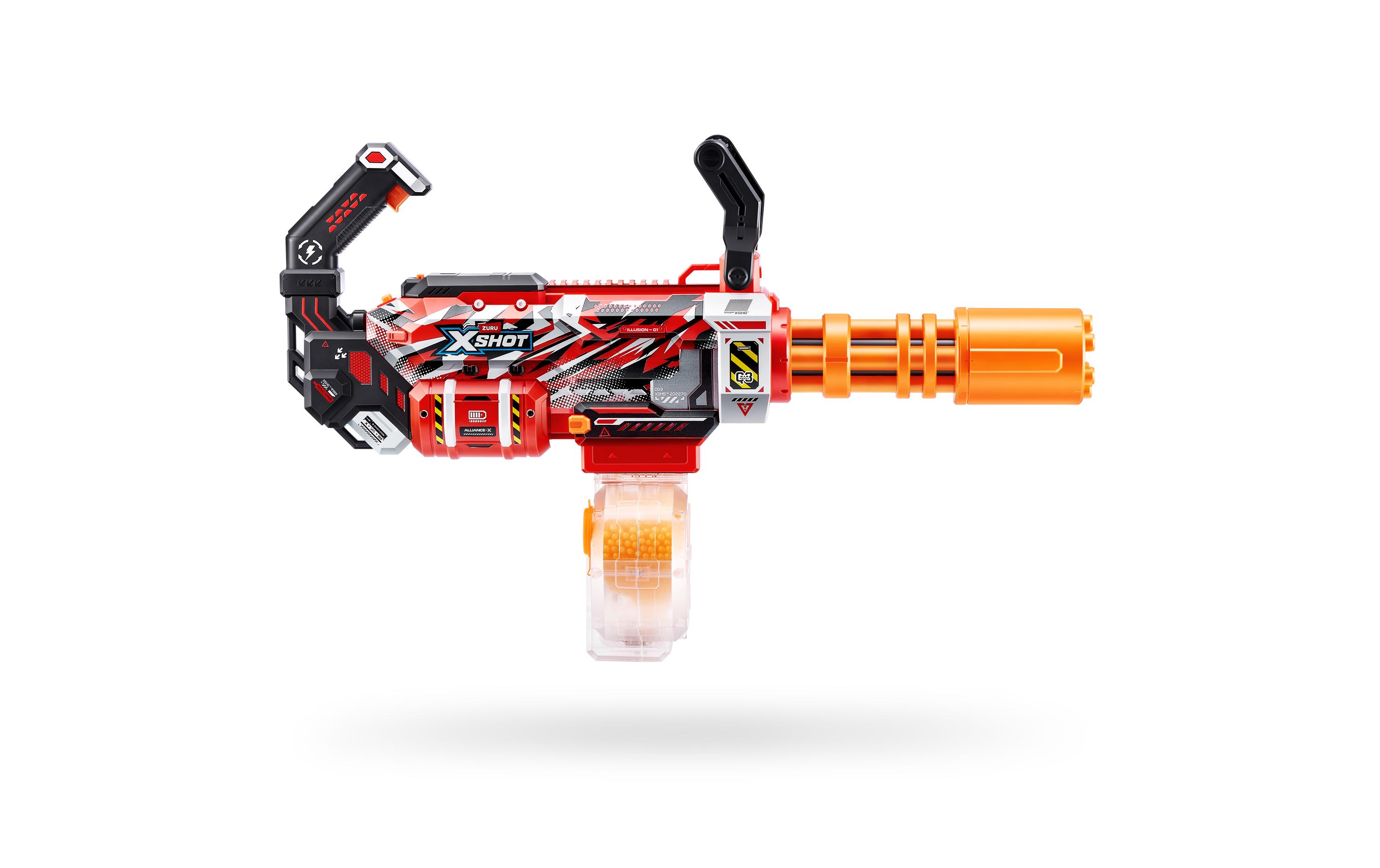 X-Shot Hyper Gel Gattlin Blaster motorisiert mit Gel-Kugeln – EN71
