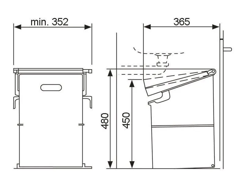 Müllex Abfalleimer SINGLE 35