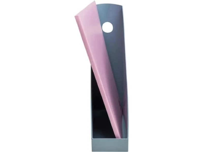 Exacompta Stehsammler Mag-Cube Autentik, A4+, Blaugrau