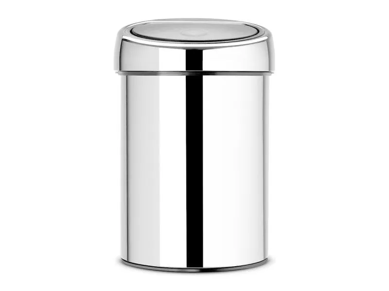 Brabantia Toucheimer Touch Bin 3 l, Brilliant Steel