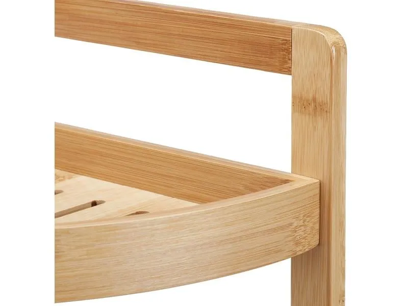 relaxdays Badezimmerregal mit 3 Ablagen 90 x 36.5 x 26 cm, Nature relaxdays Badezimmerregal mit 3 Ablagen 90 x 36.5 x 26 cm, Nature