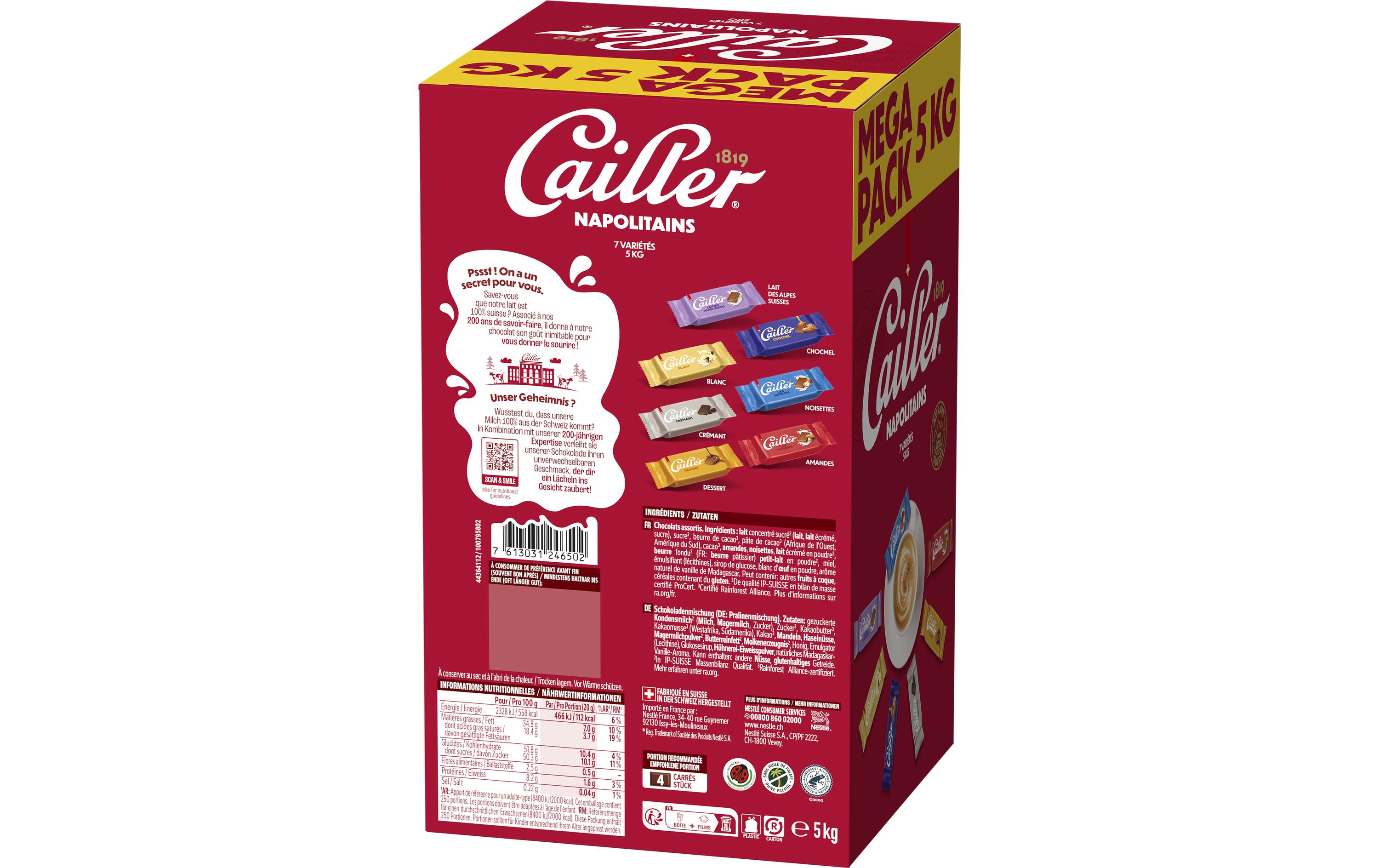 Cailler Napolitains Mischung 5 kg