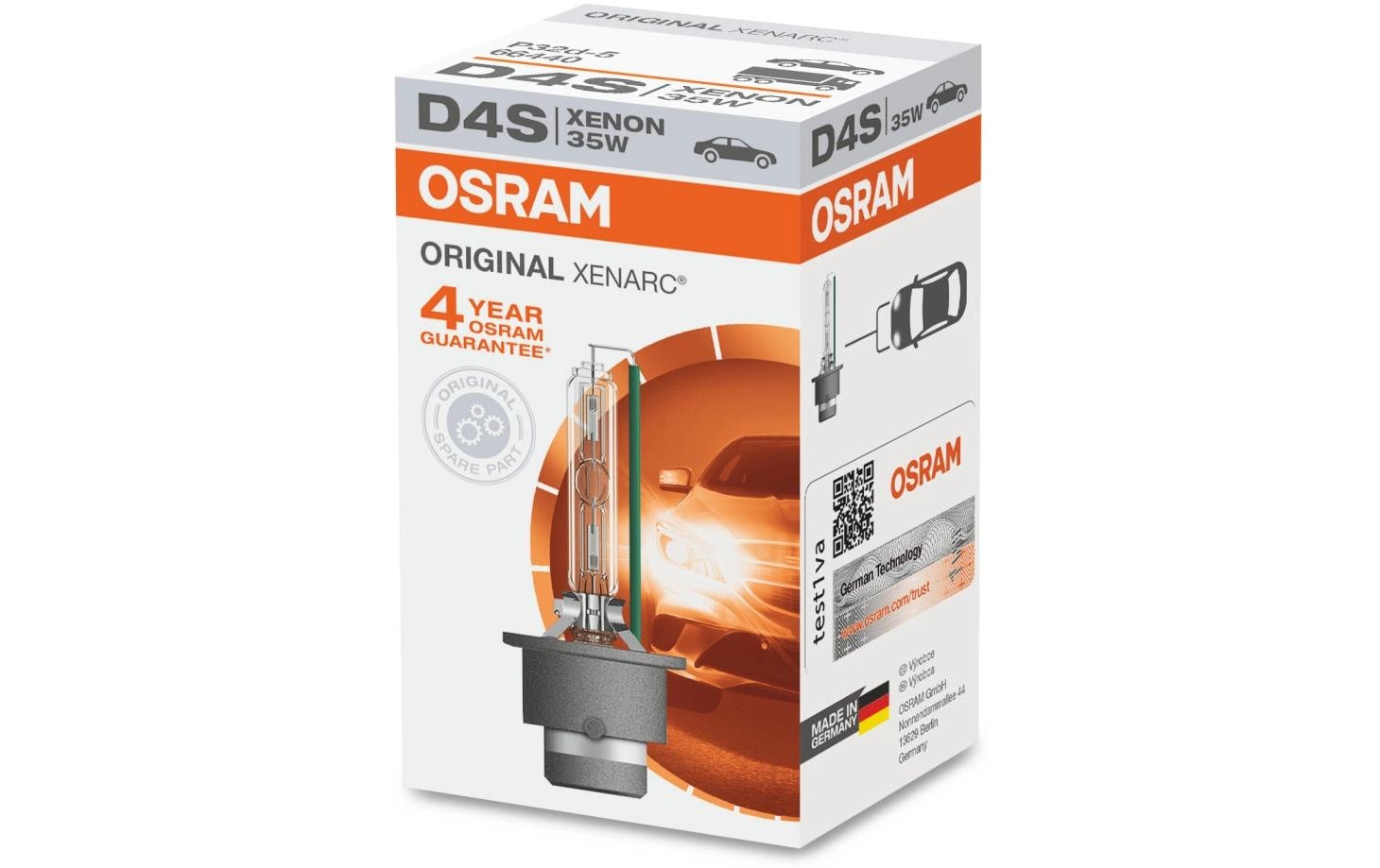 OSRAM Glühlampen D4S XENARC 35W P32d-5 LKW/PKW