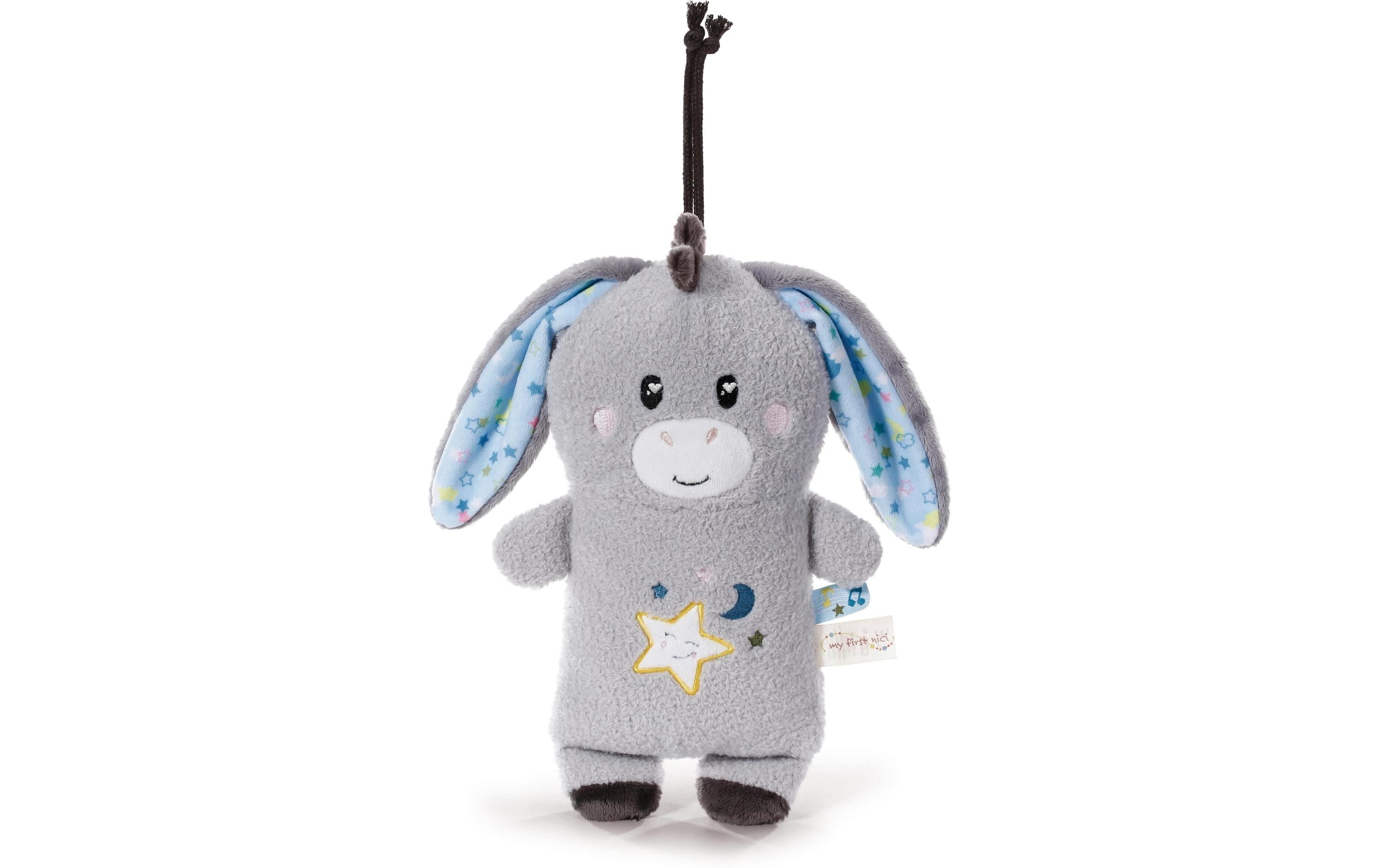 My First Nici Einschlafhilfe Esel Littledoo Grau