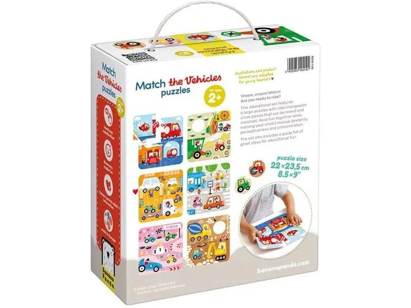 Banana Panda Puzzle Finde das gleiche Fahrzeug Banana Panda Puzzle Finde das gleiche Fahrzeug