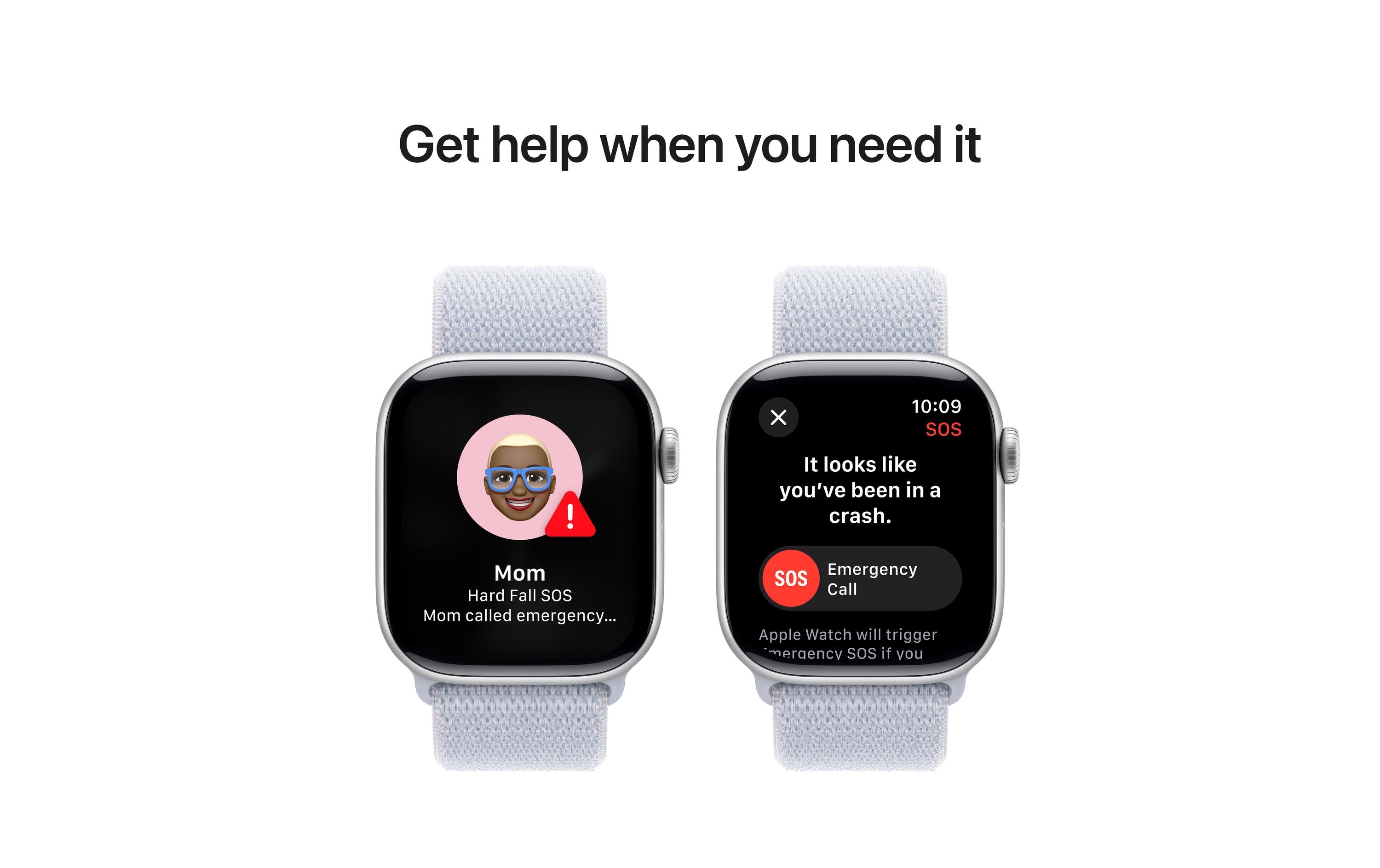 Apple Watch Series 10 42 mm Alu Silber Loop Blau