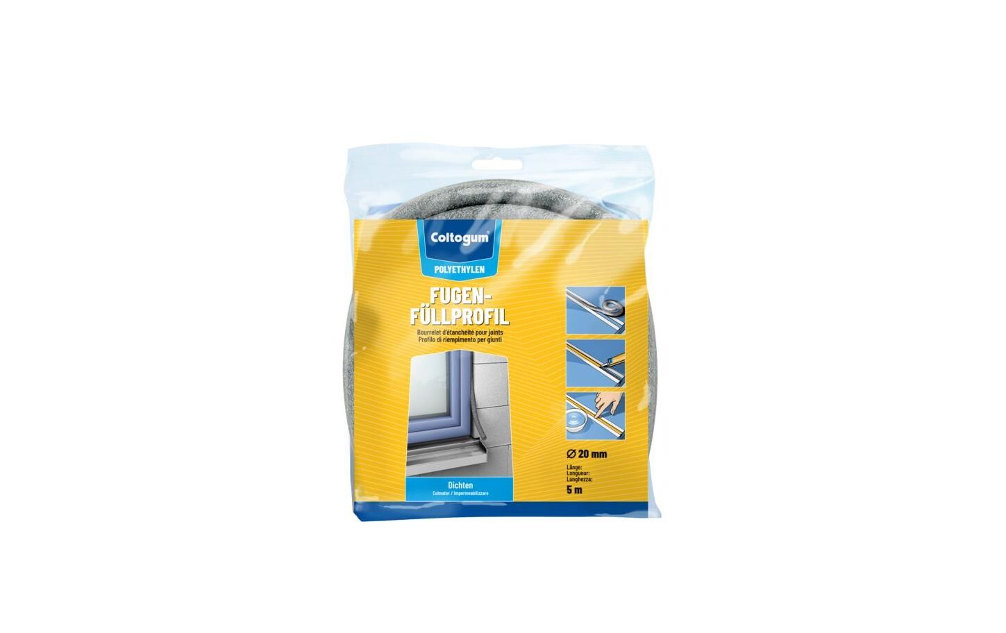 Coltogum Fugenfüllprofil 20 mm x 5 m, Grau Coltogum Fugenfüllprofil 20 mm x 5 m, Grau