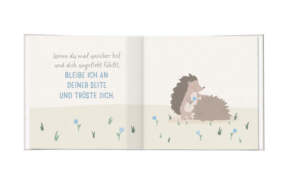 Grafik Werkstatt Minibuch Bin immer für dich da!