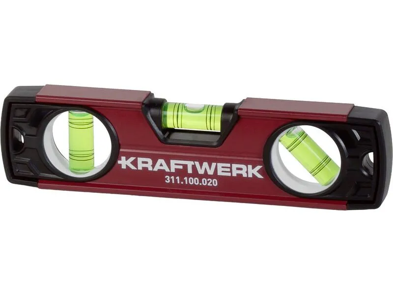 Kraftwerk Torpedo-Wasserwaage magnetisch, 20 cm, 1 mm/m Kraftwerk Torpedo-Wasserwaage magnetisch, 20 cm, 1 mm/m