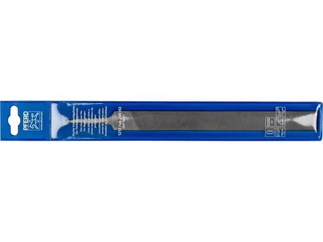 Pferd Tiefenbegrenzerfeilen Flachstumpf 200 mm Hieb 2