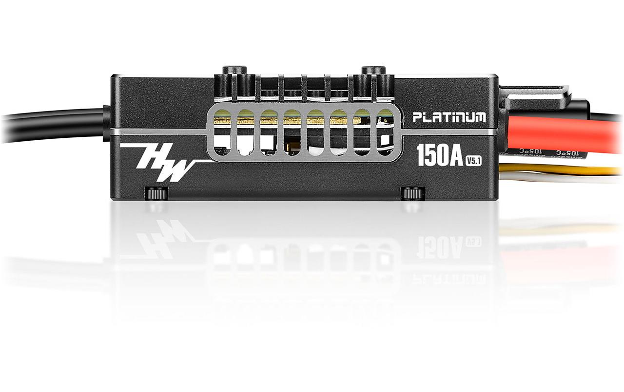Hobbywing Brushless Regler Platinum Pro V5.1 150 A, 3-8S, BEC