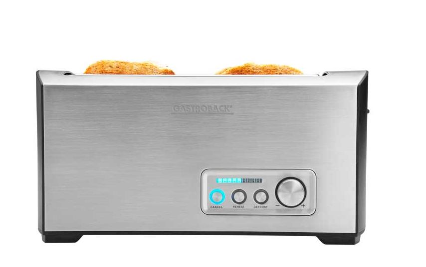 Gastroback Toaster Design Pro 4S Schwarz/Silber Gastroback Toaster Design Pro 4S Schwarz/Silber