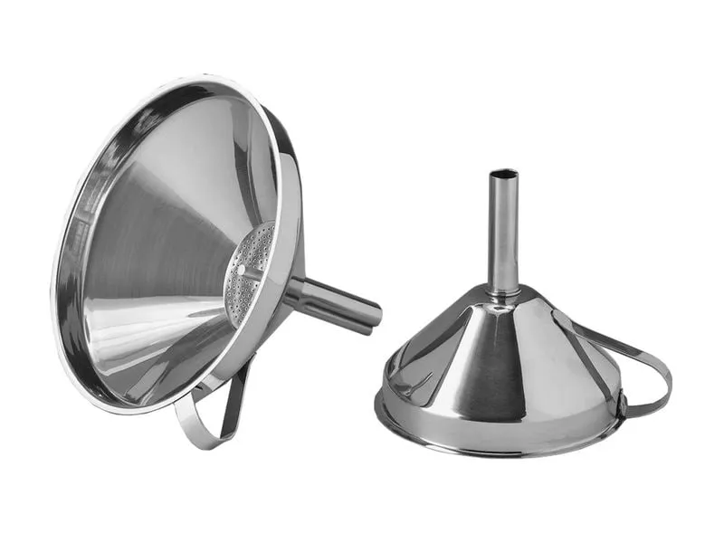 Kilner Trichter mit Sieb, 10 cm Silber